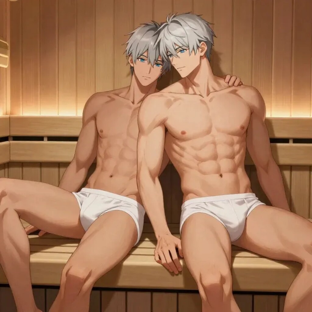 サウナで