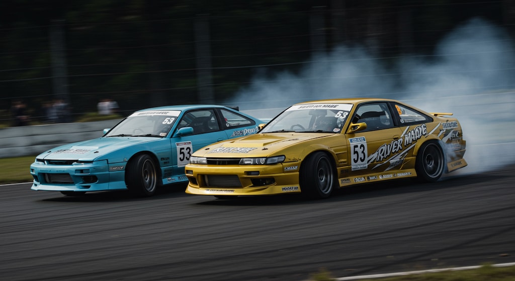 S13同士のドリフト