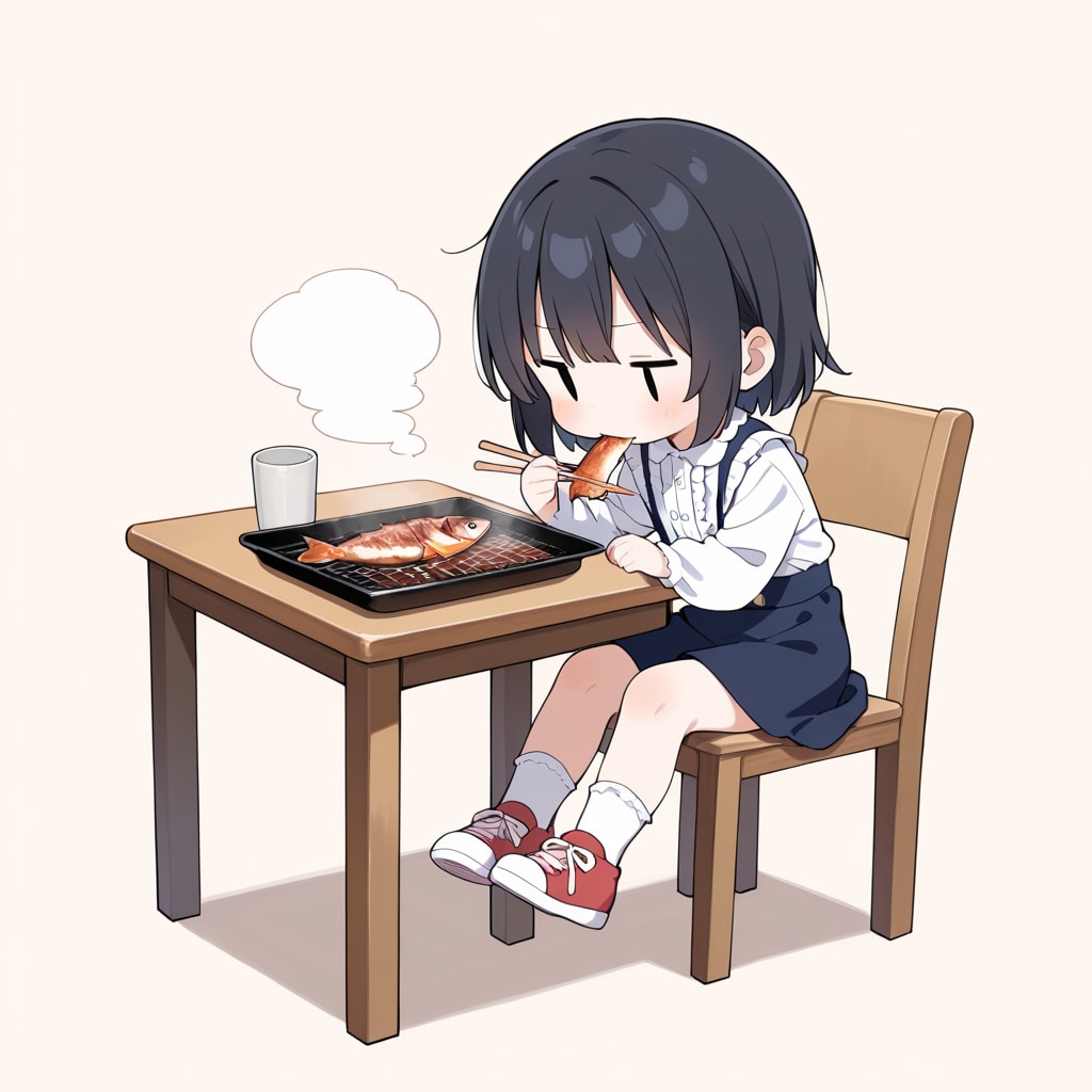 魚を食べる | の人気AIイラスト・グラビア