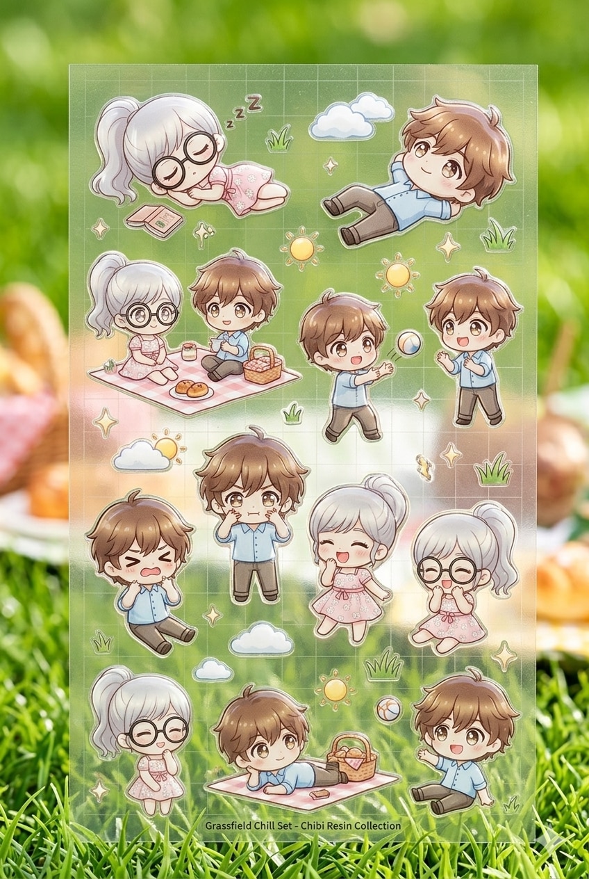 芝生広場でごろごろ | の人気AIイラスト・グラビア
