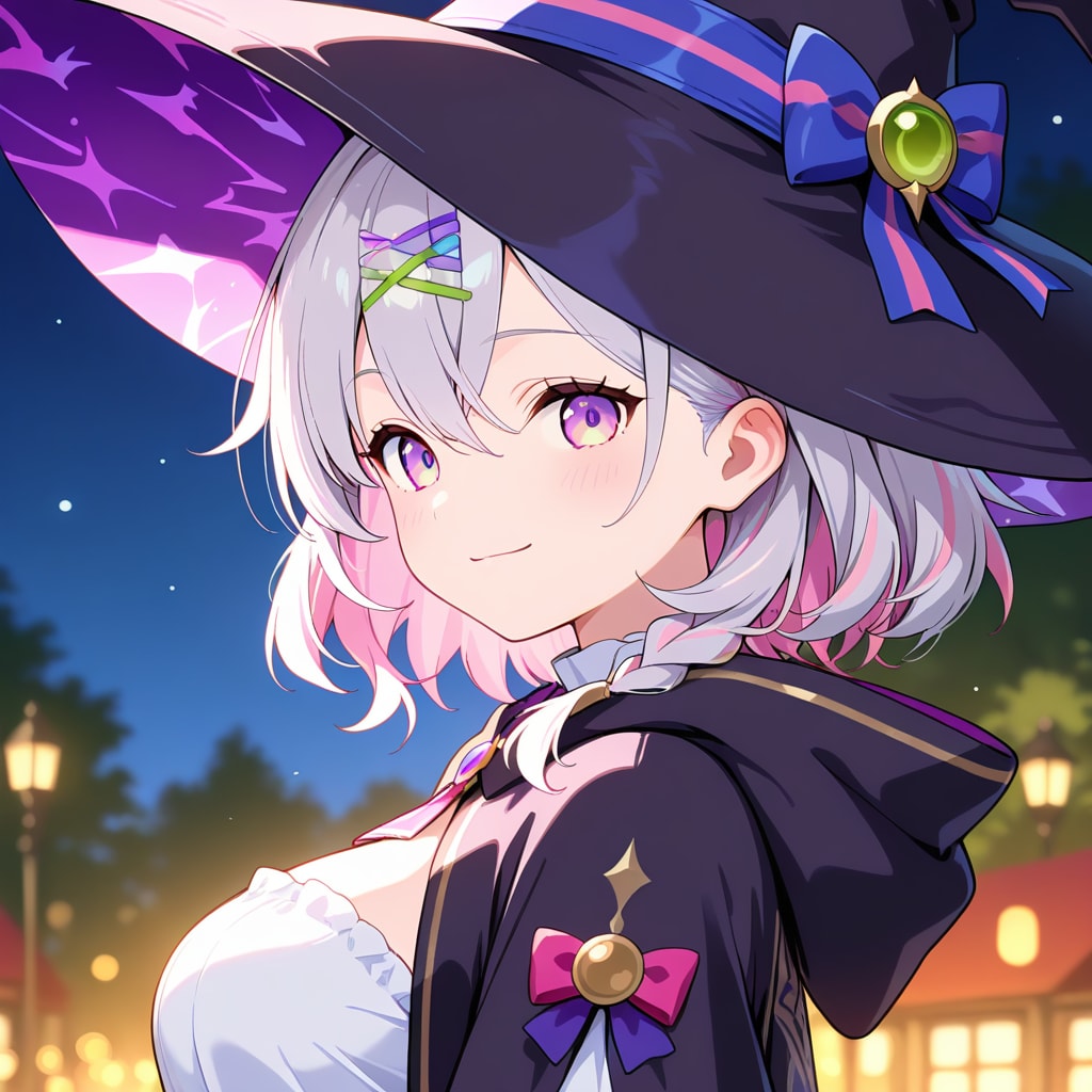 夜の魔女っ子