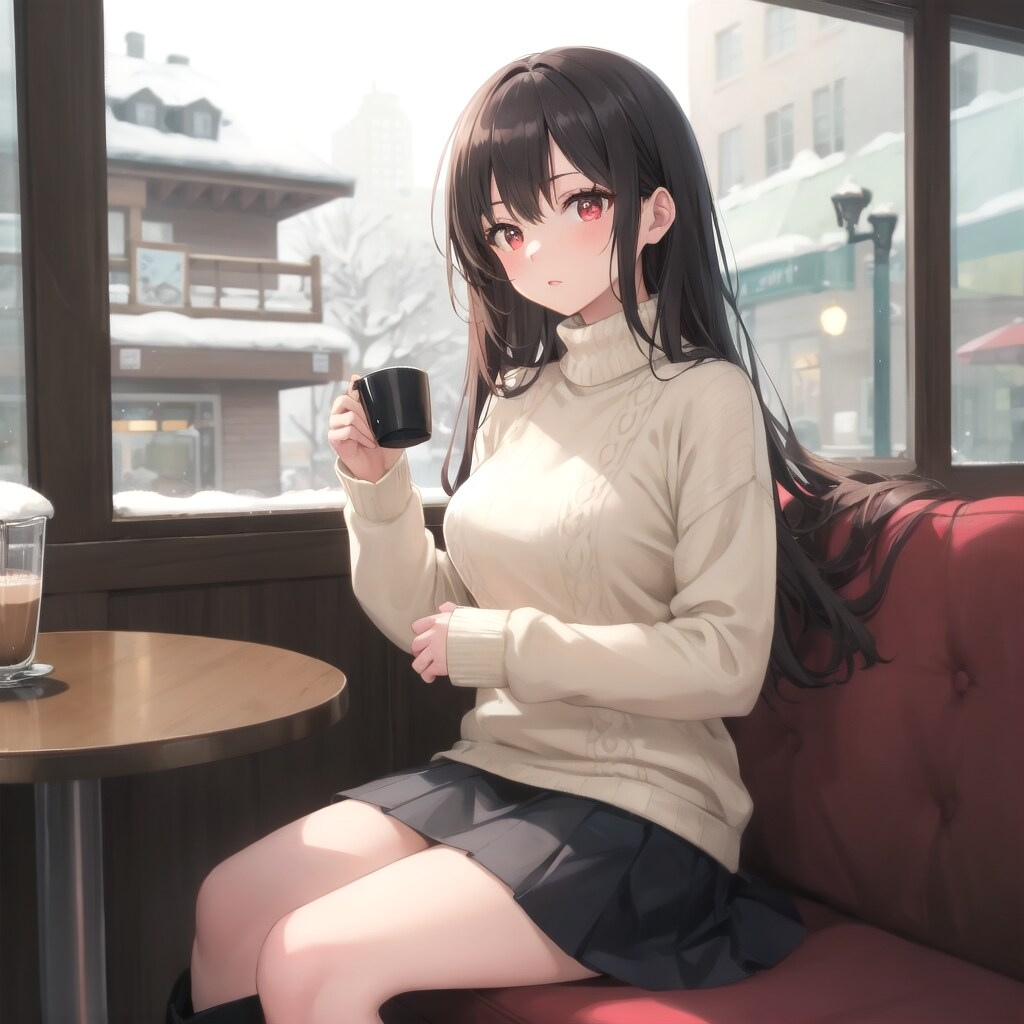 暖かいカフェタイム