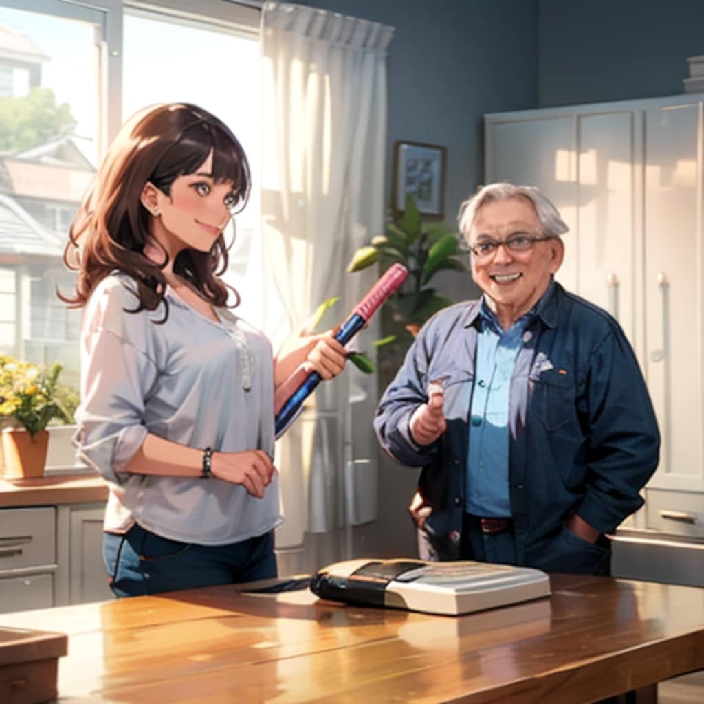 今度の商品は日本刀型スティッククリーナー、これは売れるよー