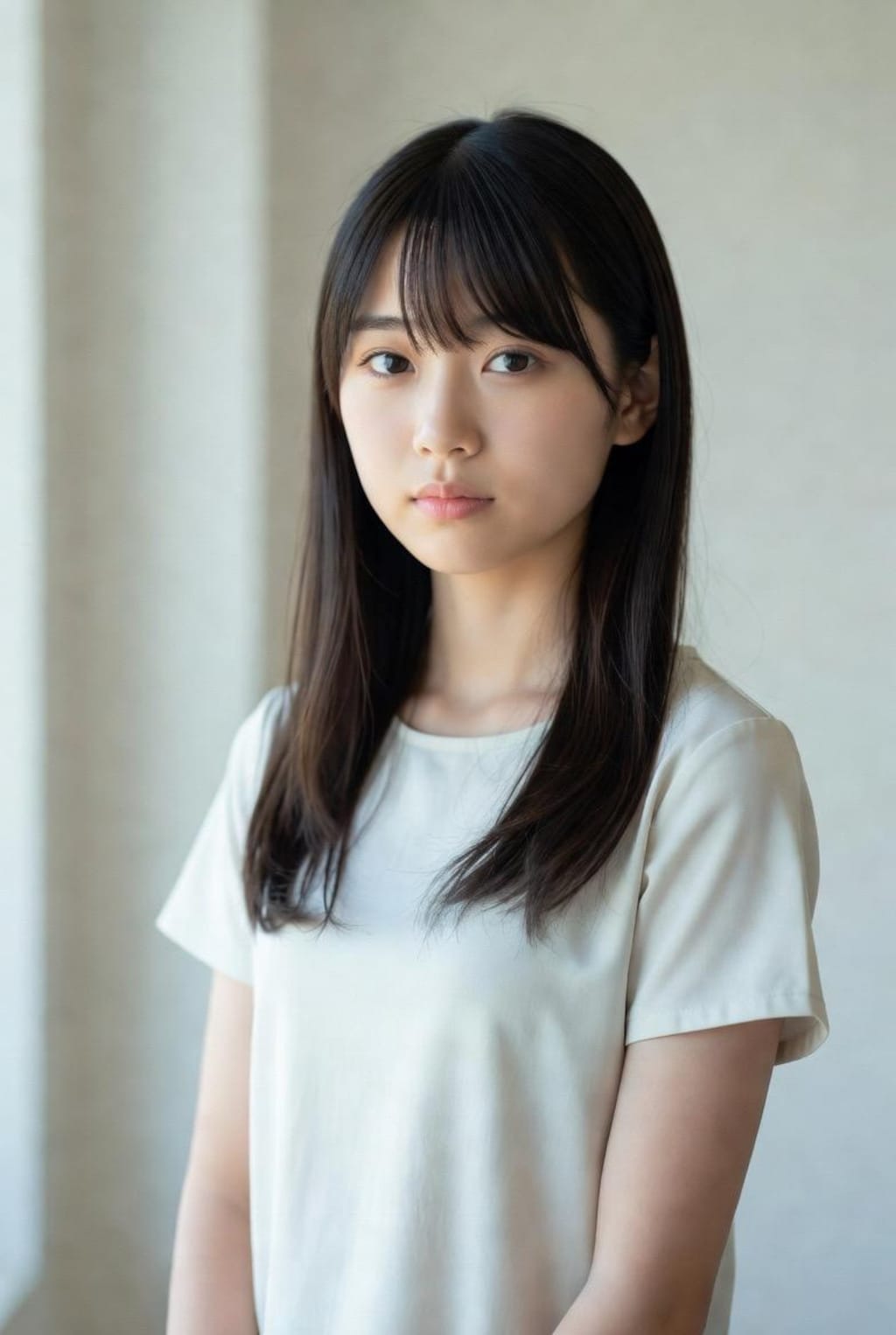 白シャツ→トップレス