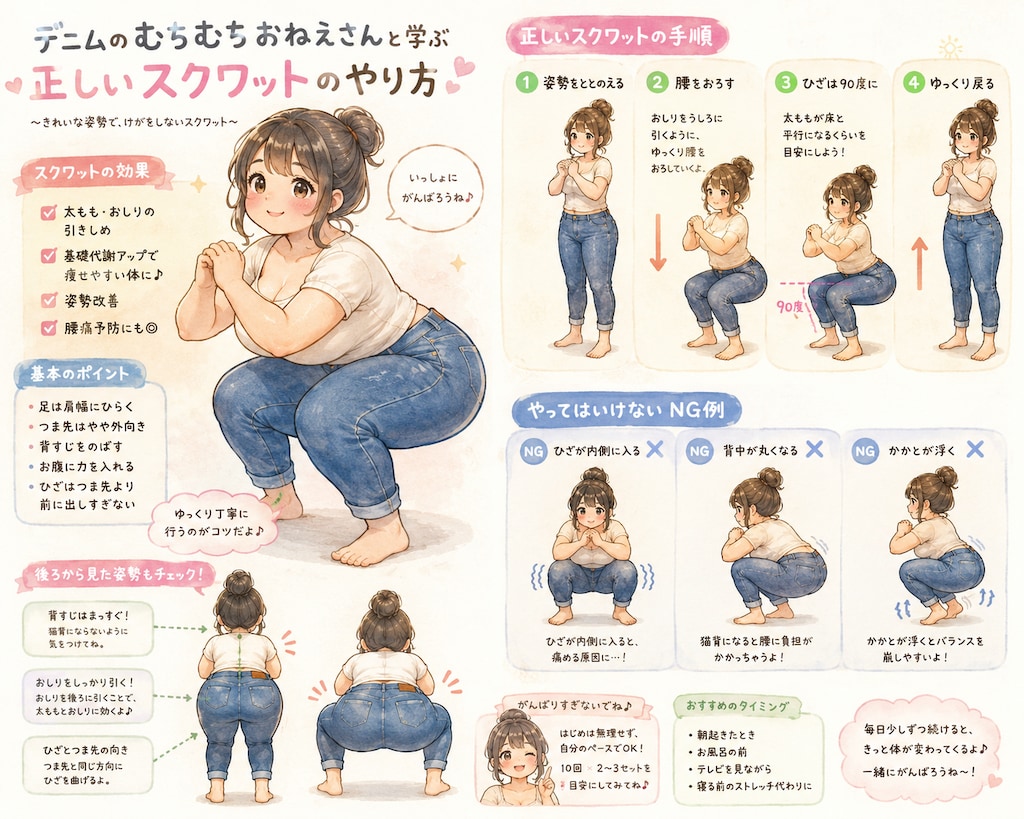 スクワットとブランク