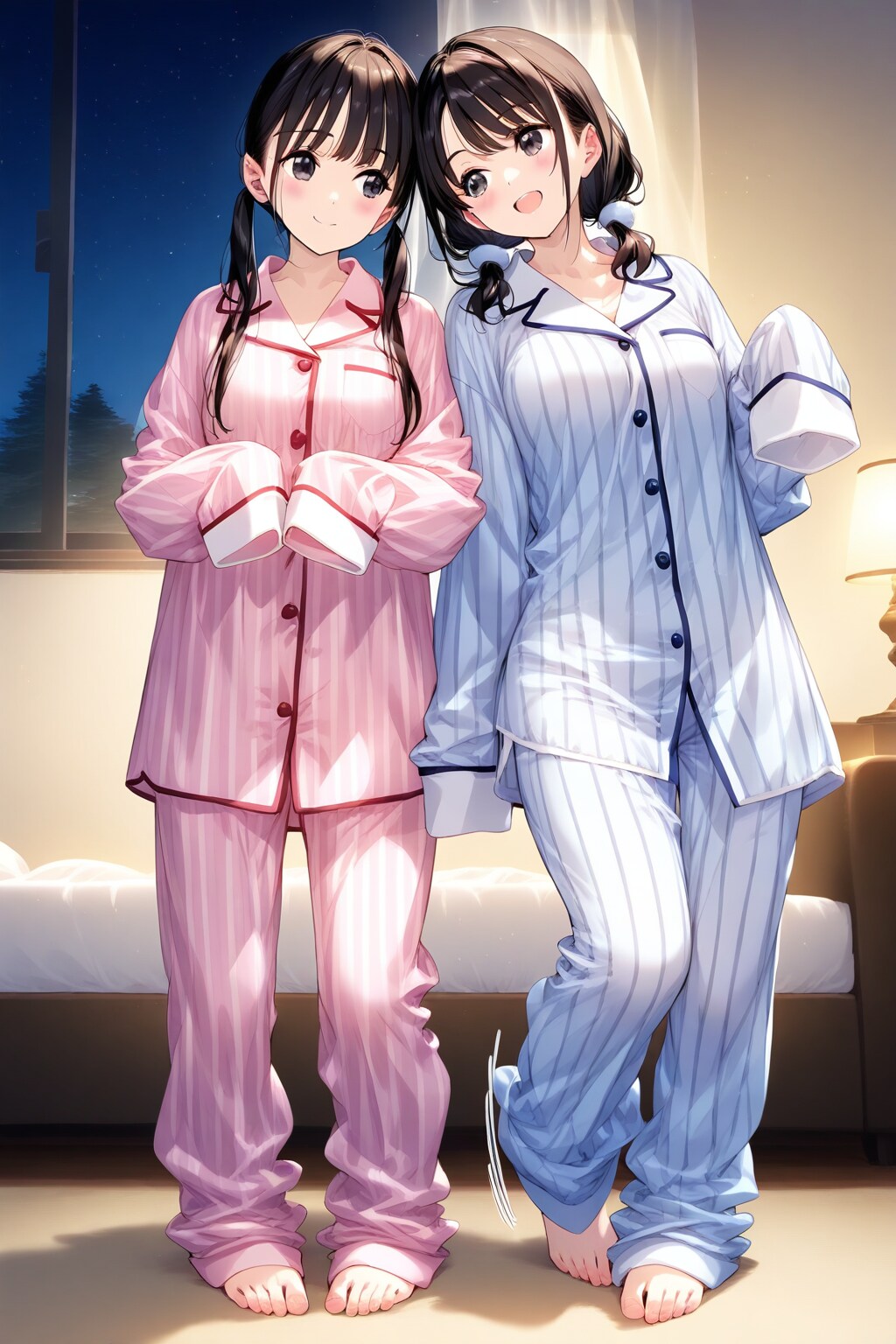 ぶっかぶかのパジャマぁ〜♡‬