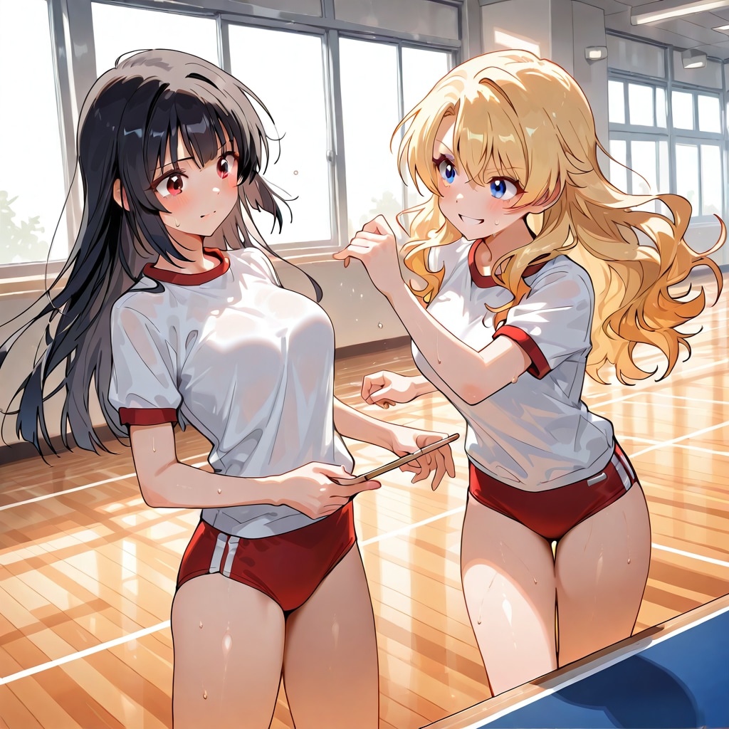 卓球ちちぷいコンビ！