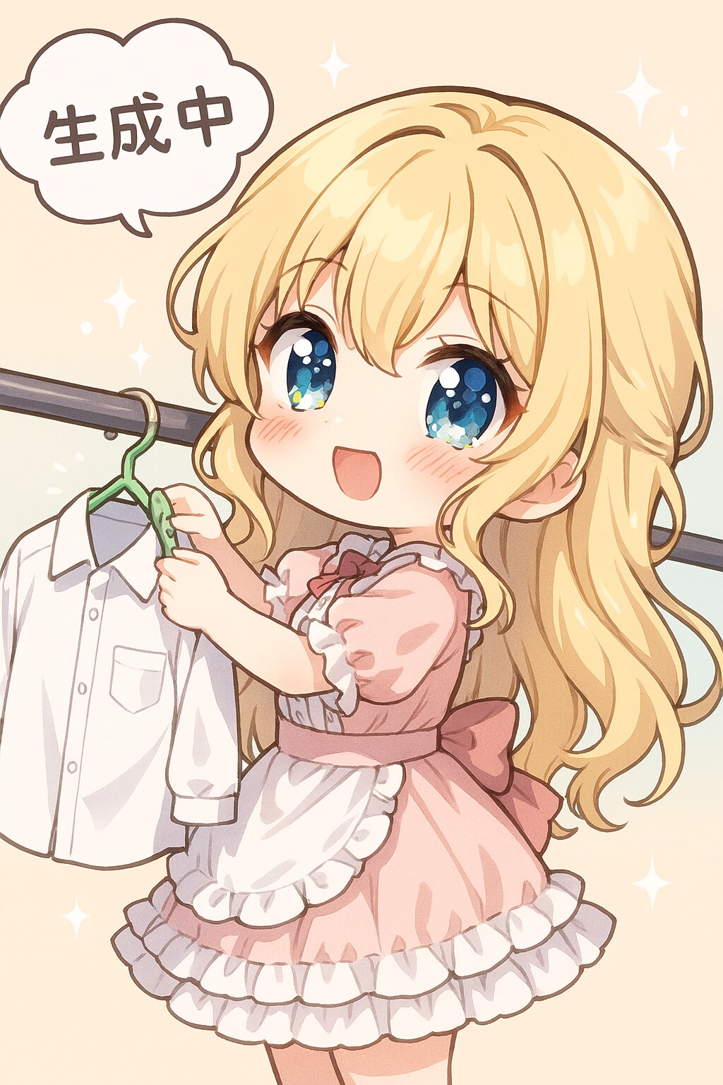 洗濯しながら生成ネタ考えてます