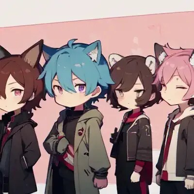 ケモ耳ミニキャラの行進