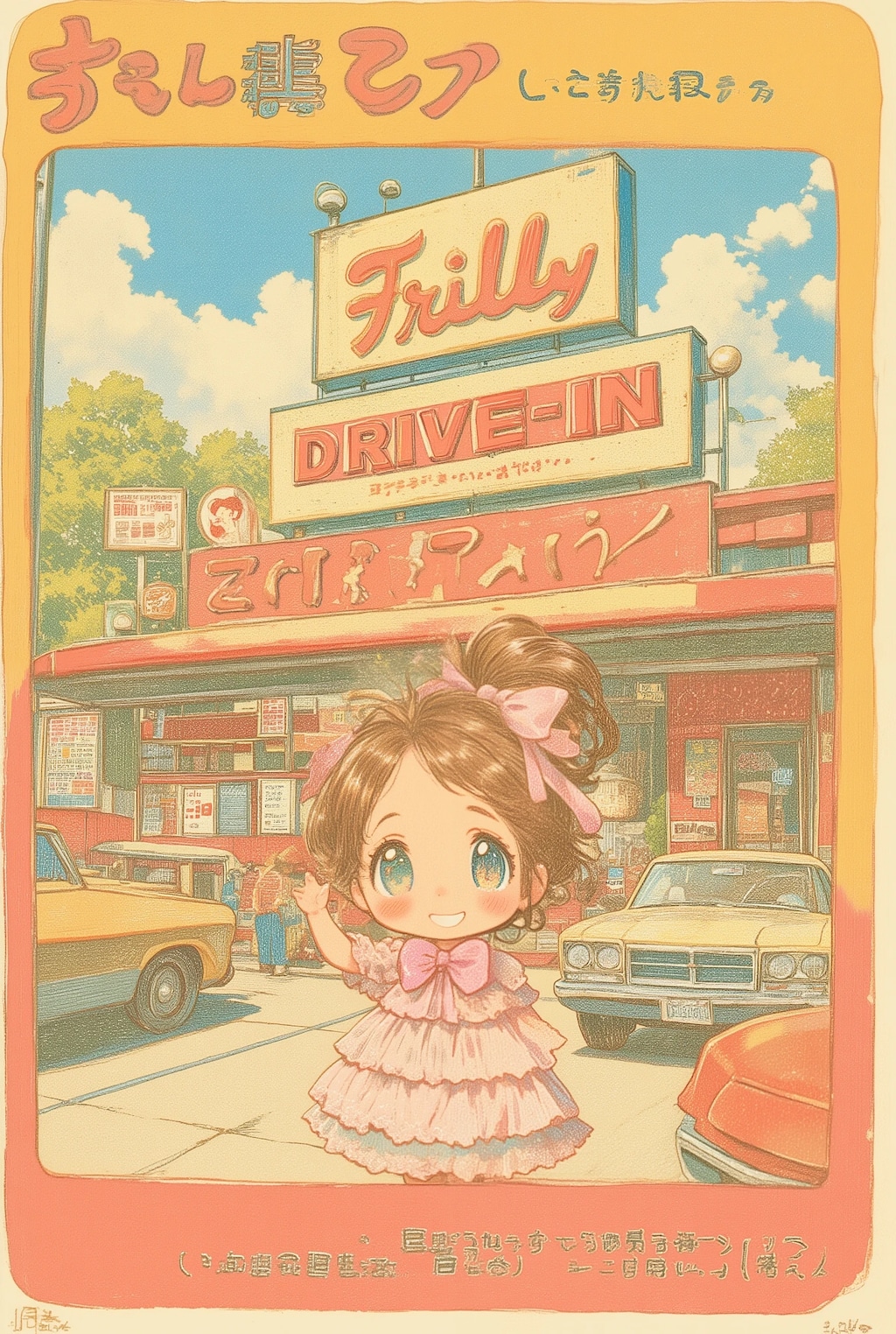 フリフリちゃんのドライブイン