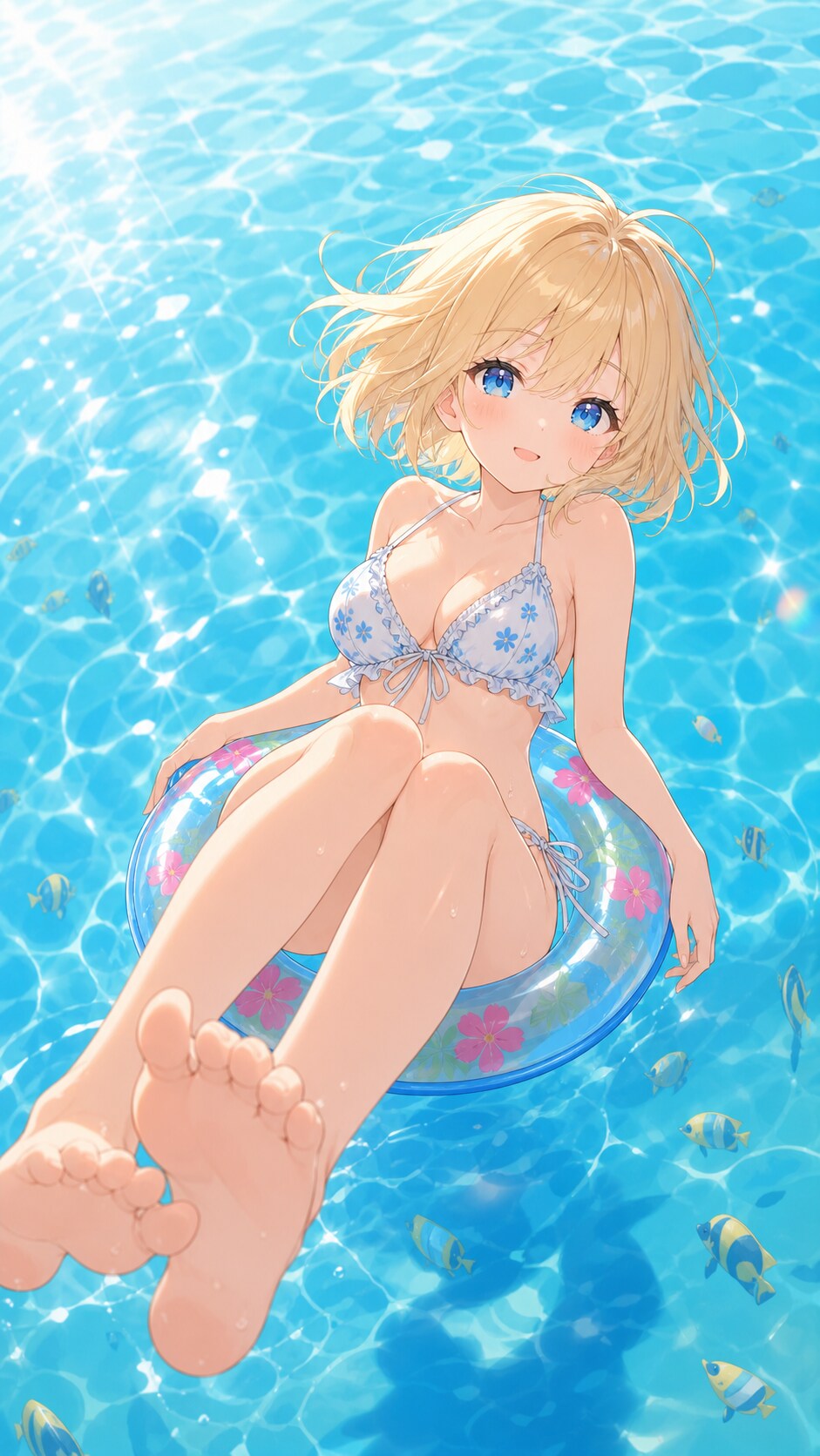 波にゆらゆら