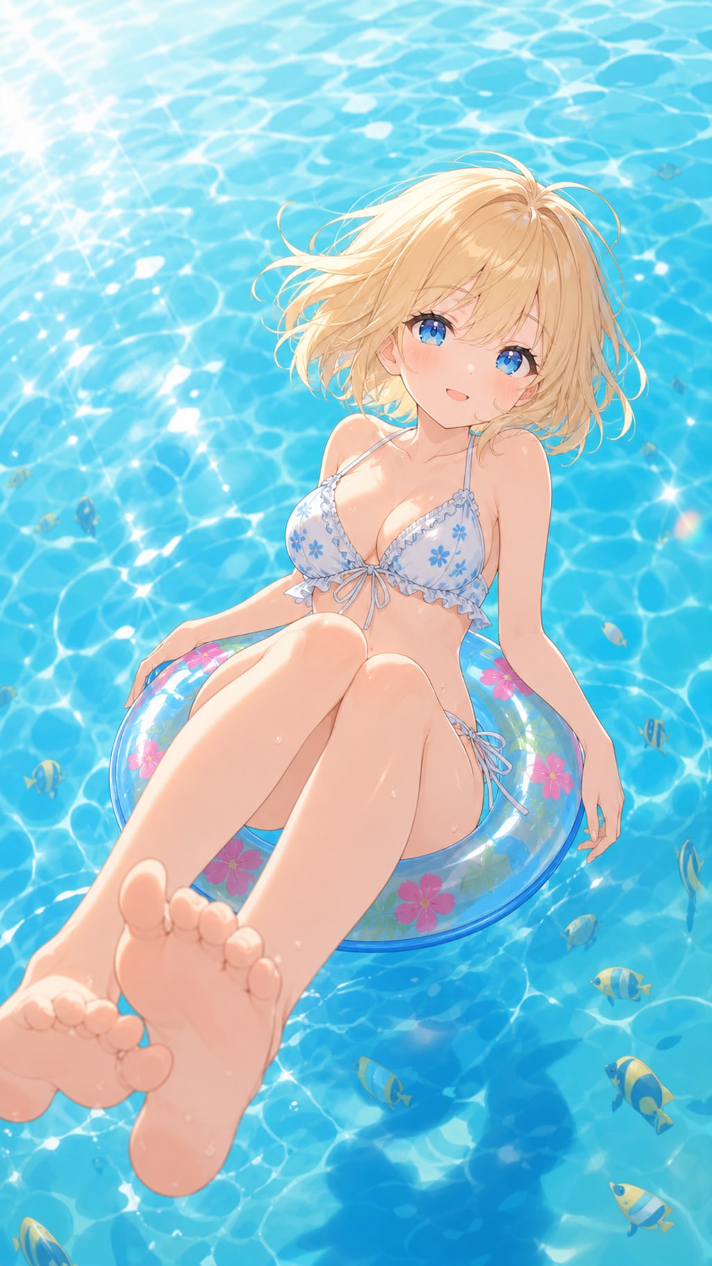 波にゆらゆら