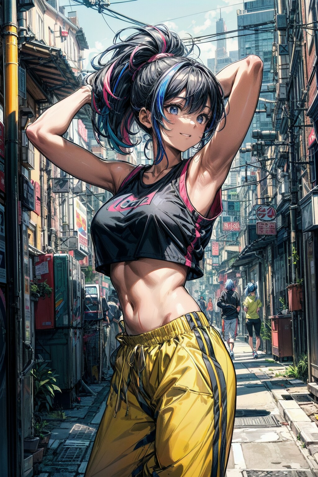 朝のトレーニング