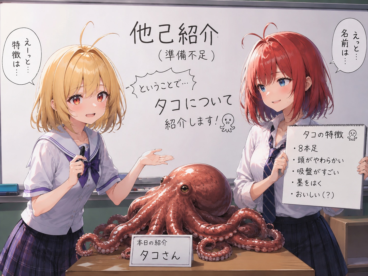 【ネタ】他己紹介準備不足でした