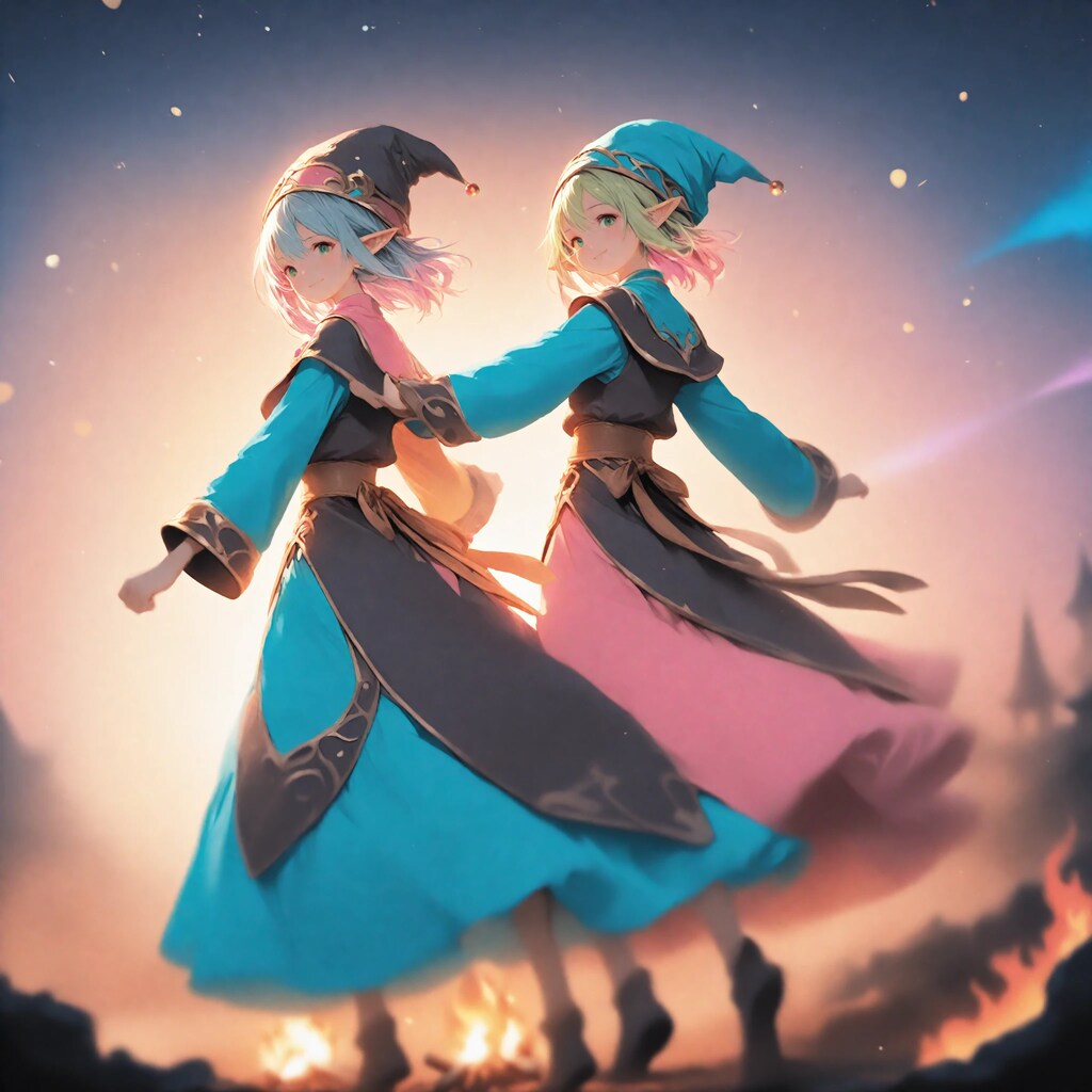 エルフたちの魔法と踊りの祭り