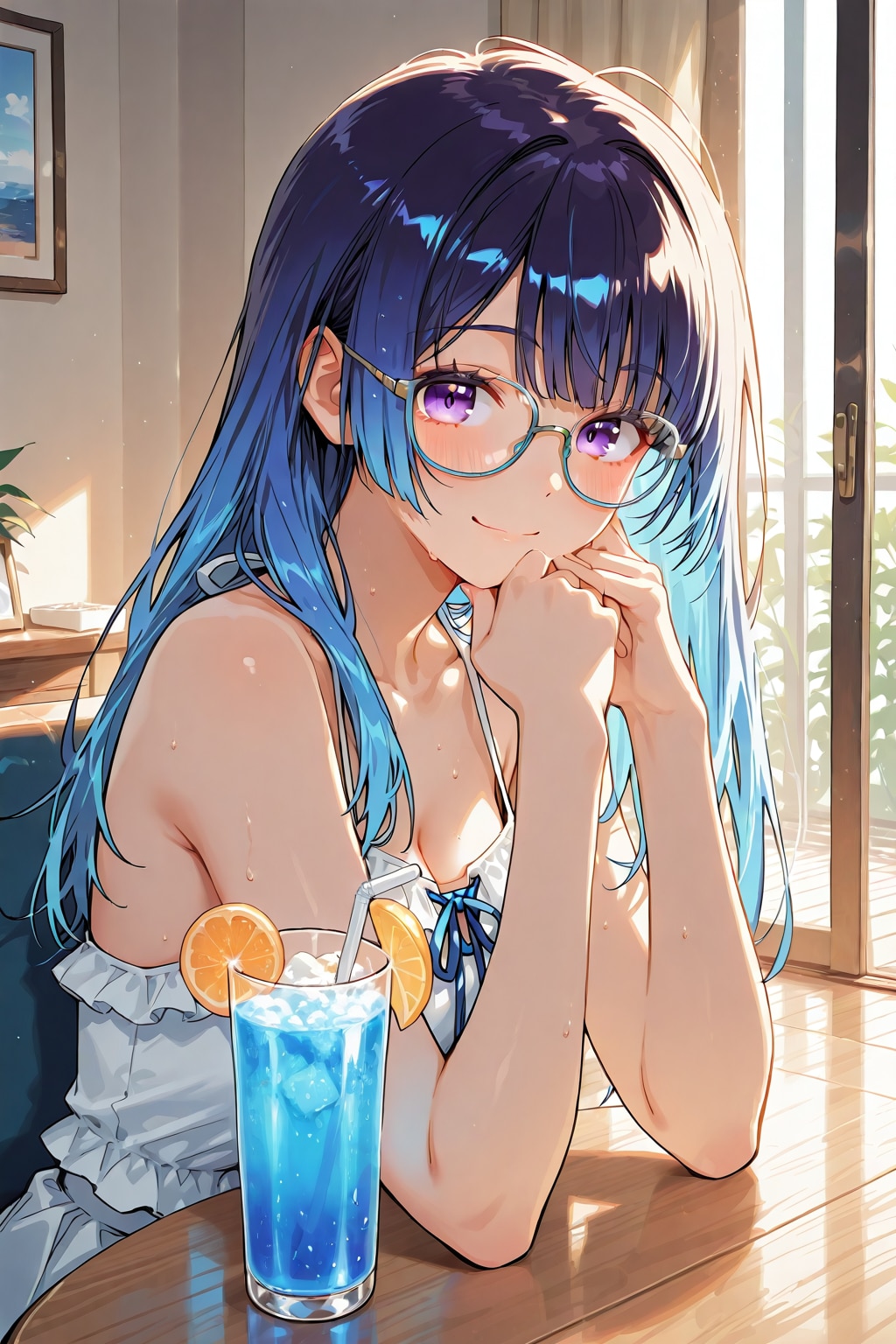 メガネ美少女 | の人気AIイラスト・グラビア
