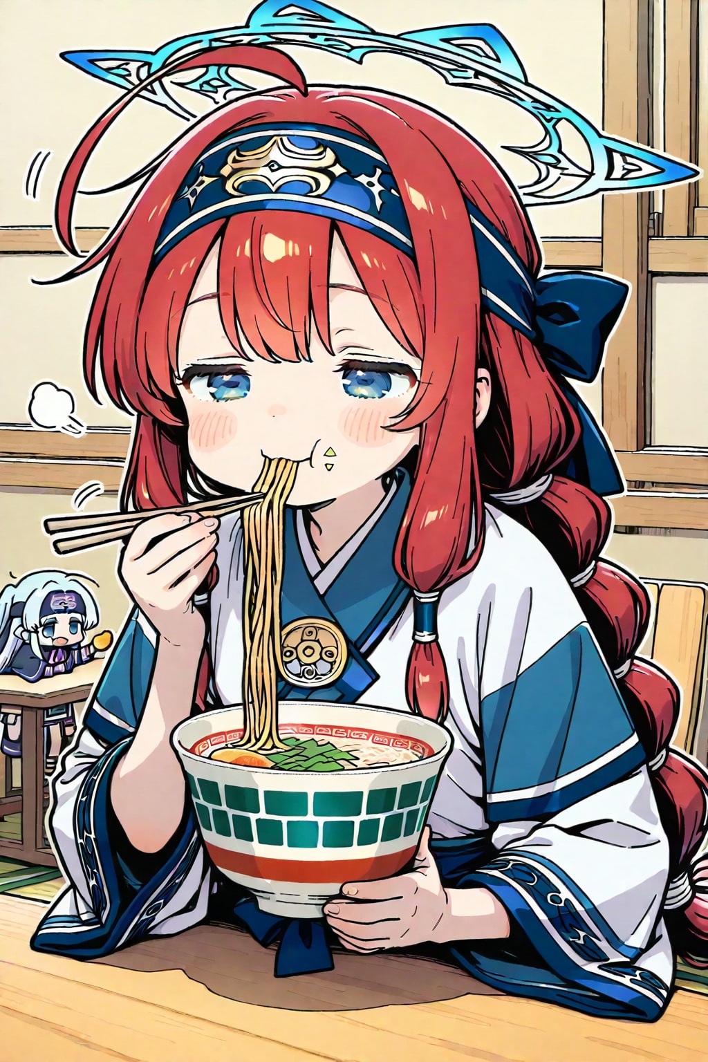 コロポックル赤髪お兄ちゃんズくんはラーメンを食べまくる