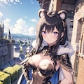 レオタードアーマーのくまみみナイトさん 2枚目