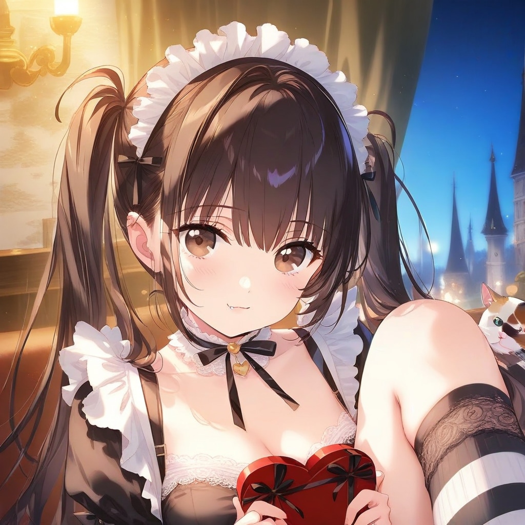 チョコレート欲しい？（３）WAVE | の人気AIイラスト・グラビア