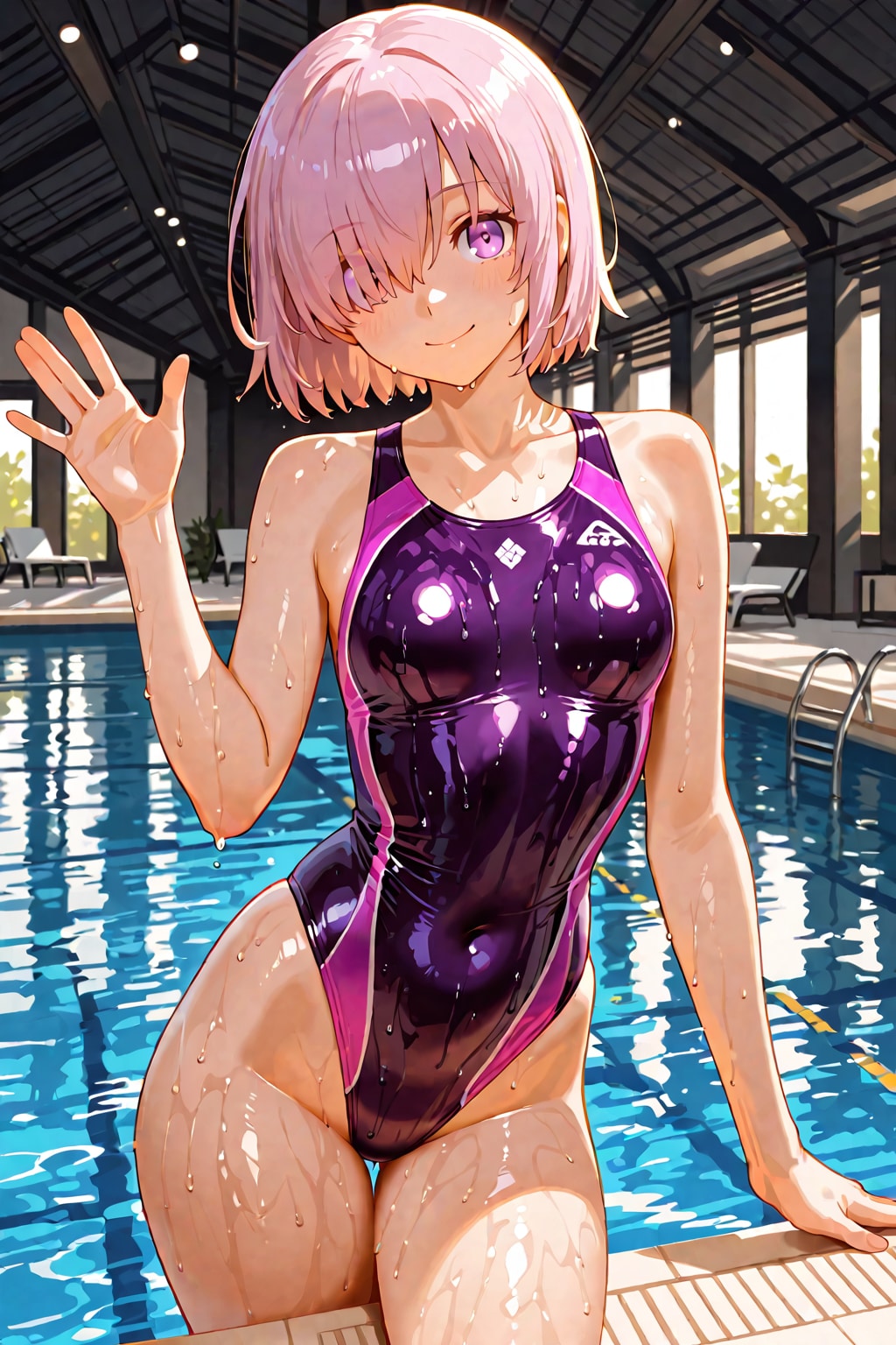 マシュ競泳水着(^^♪