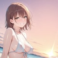 白ビキニさん 2枚目