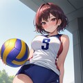 ドヤ顔?バレー部員 4枚目