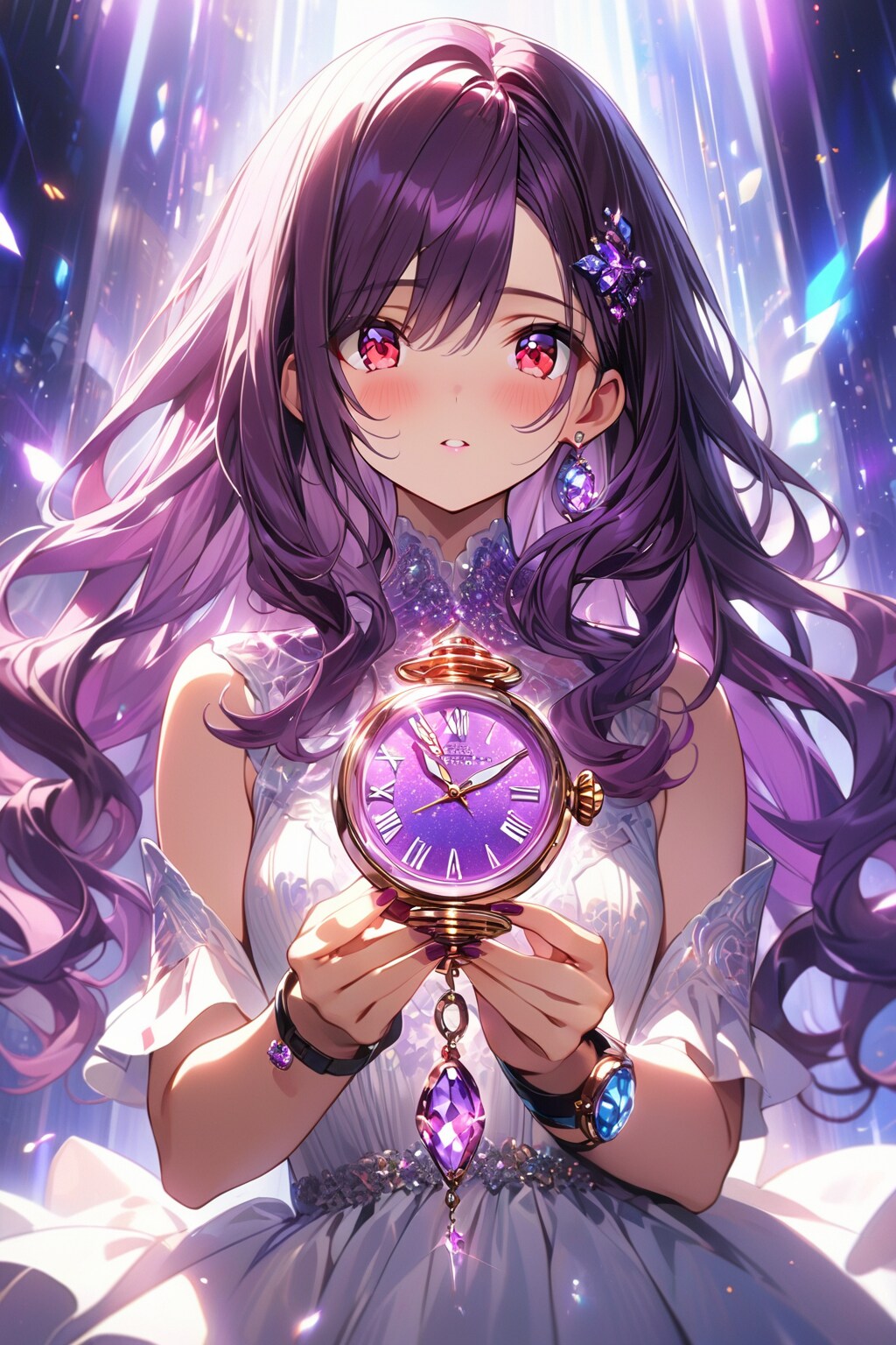 娘のイメージ時計