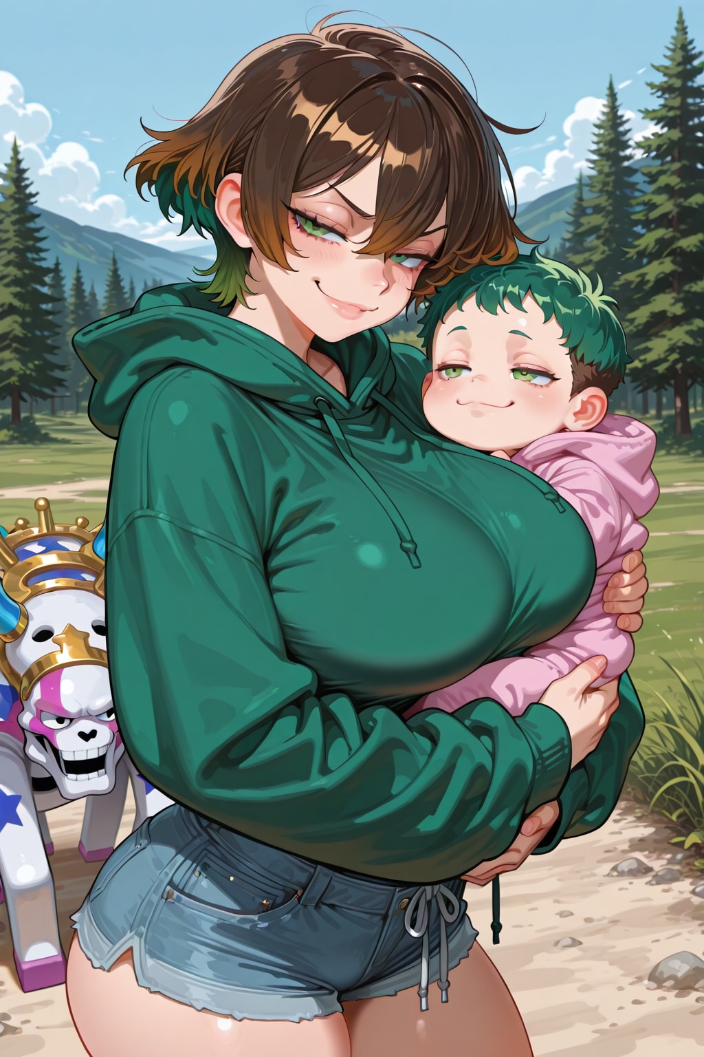 母になったボーイッシュちゃん