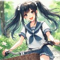 少女と自転車6 7枚目