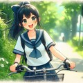 少女と自転車6 5枚目