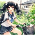 少女と自転車6 3枚目