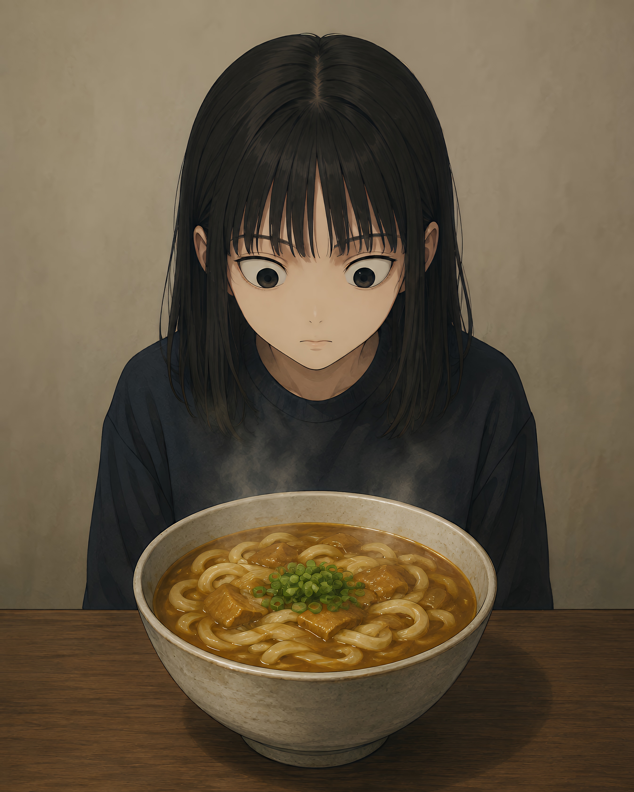 眼の前カレーうどん
