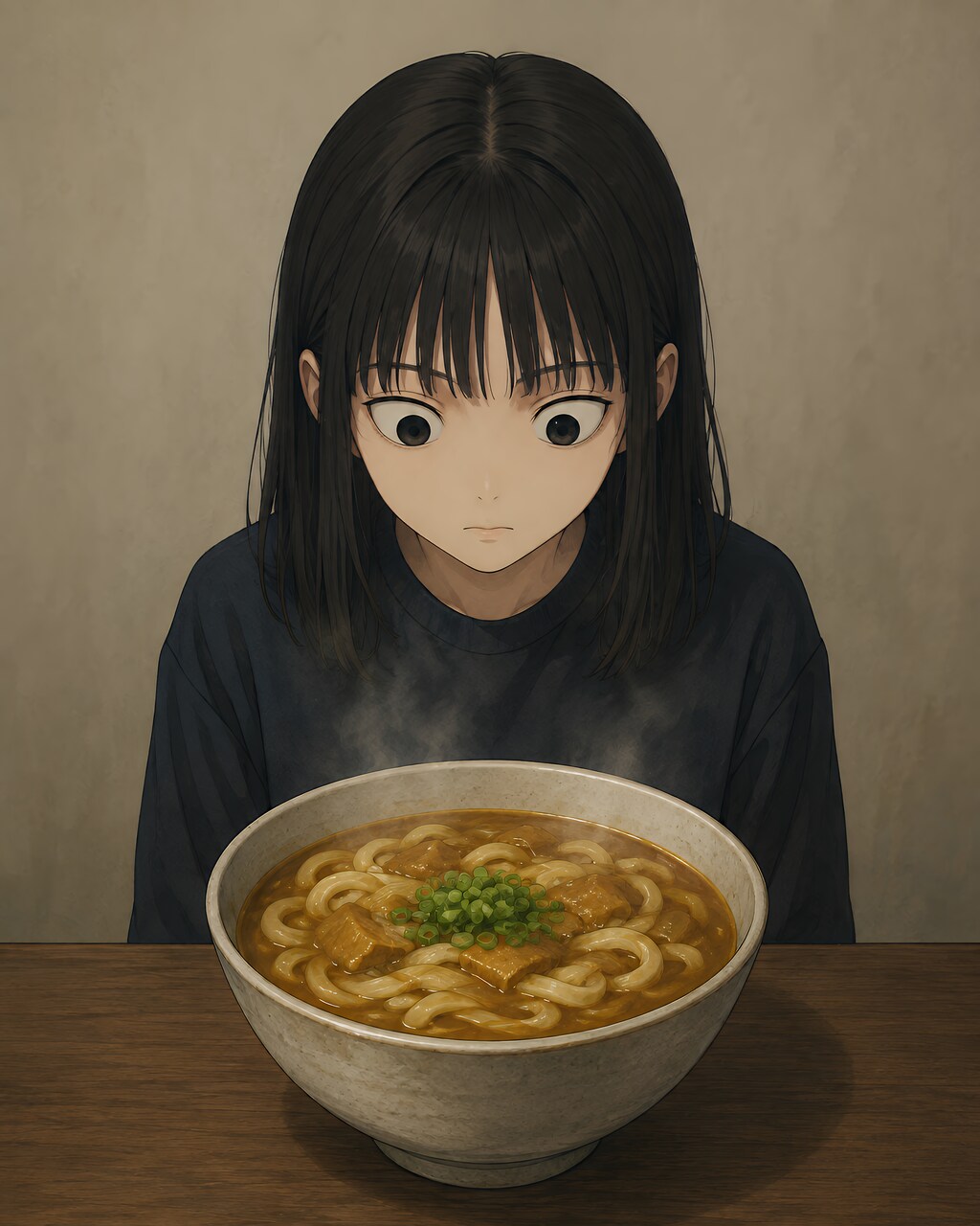 眼の前カレーうどん