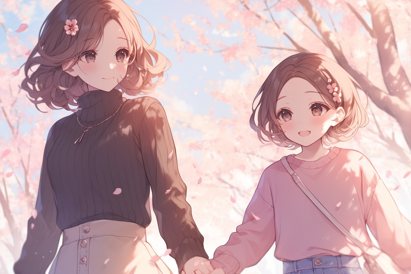 母と娘295 | の人気AIイラスト・グラビア