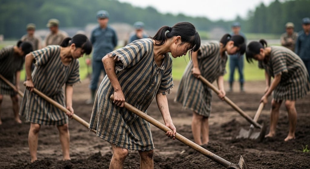 収容所映画の囚人生活２