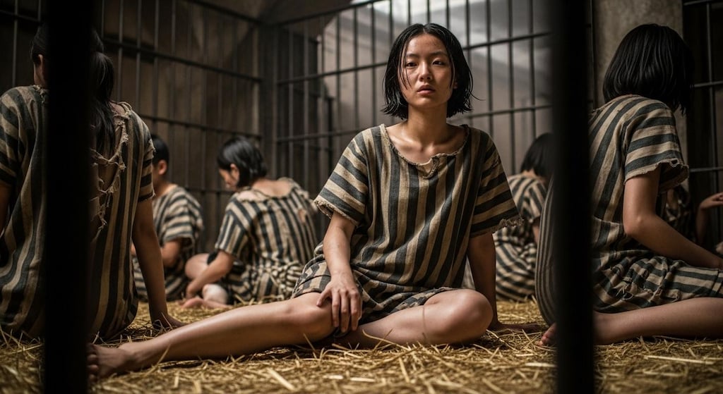 収容所映画の囚人生活２