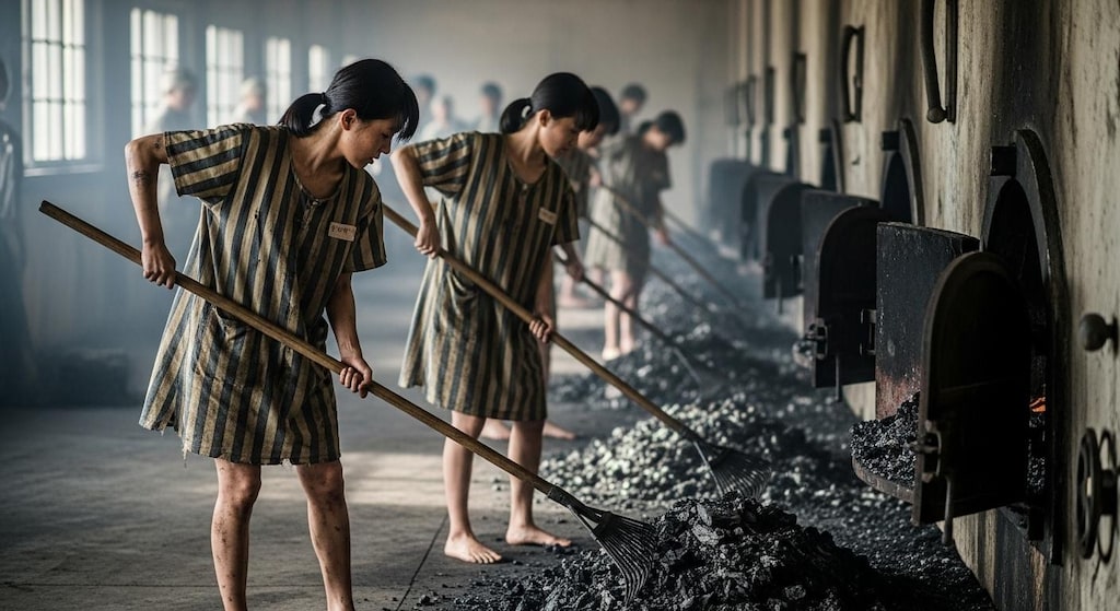 収容所映画の囚人生活２