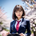 英愛女学館高等学校②①…入学式① 3枚目