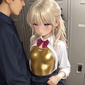 ゴールデン競泳水着 5枚目