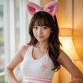 きつねチアのコスプレ美女 7枚目