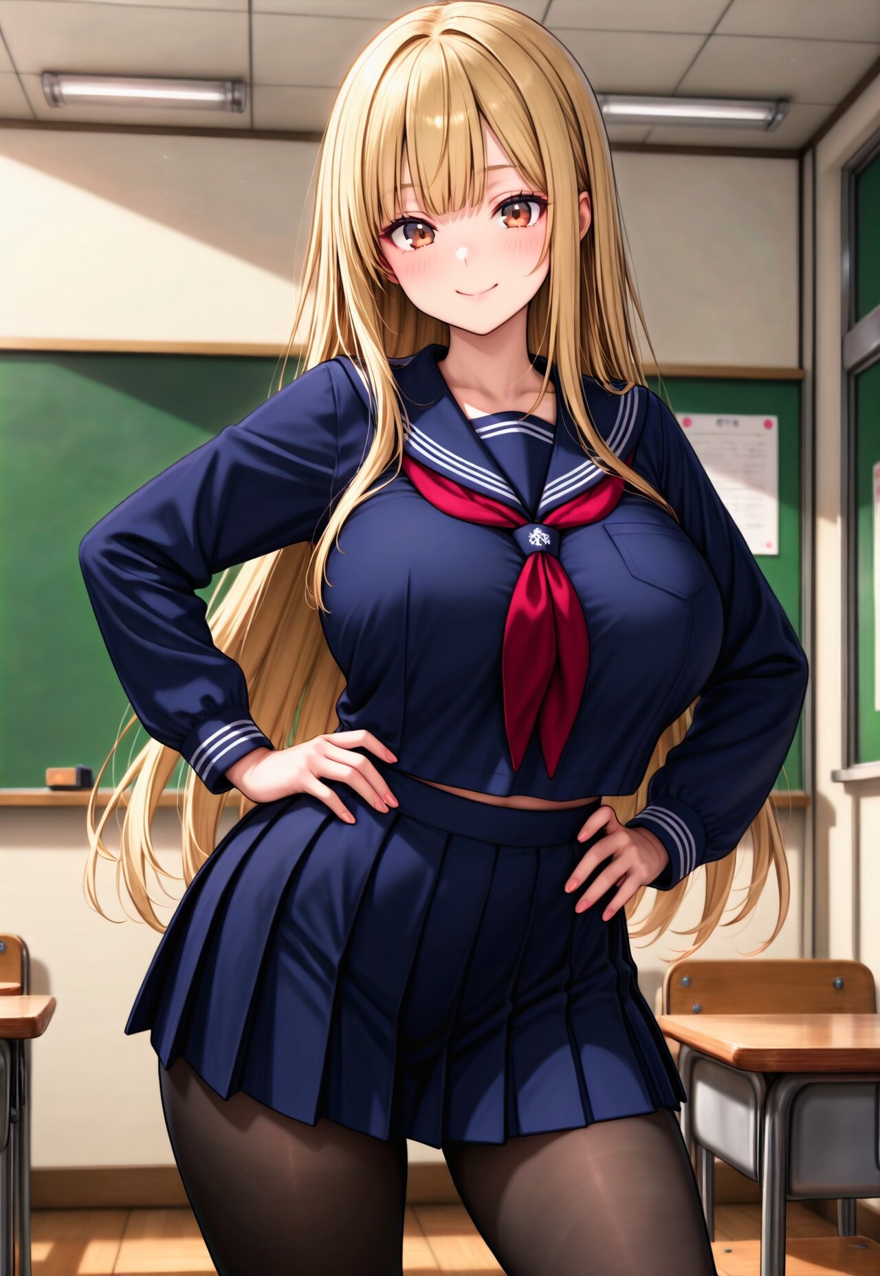 1256（紺のセーラー服）
