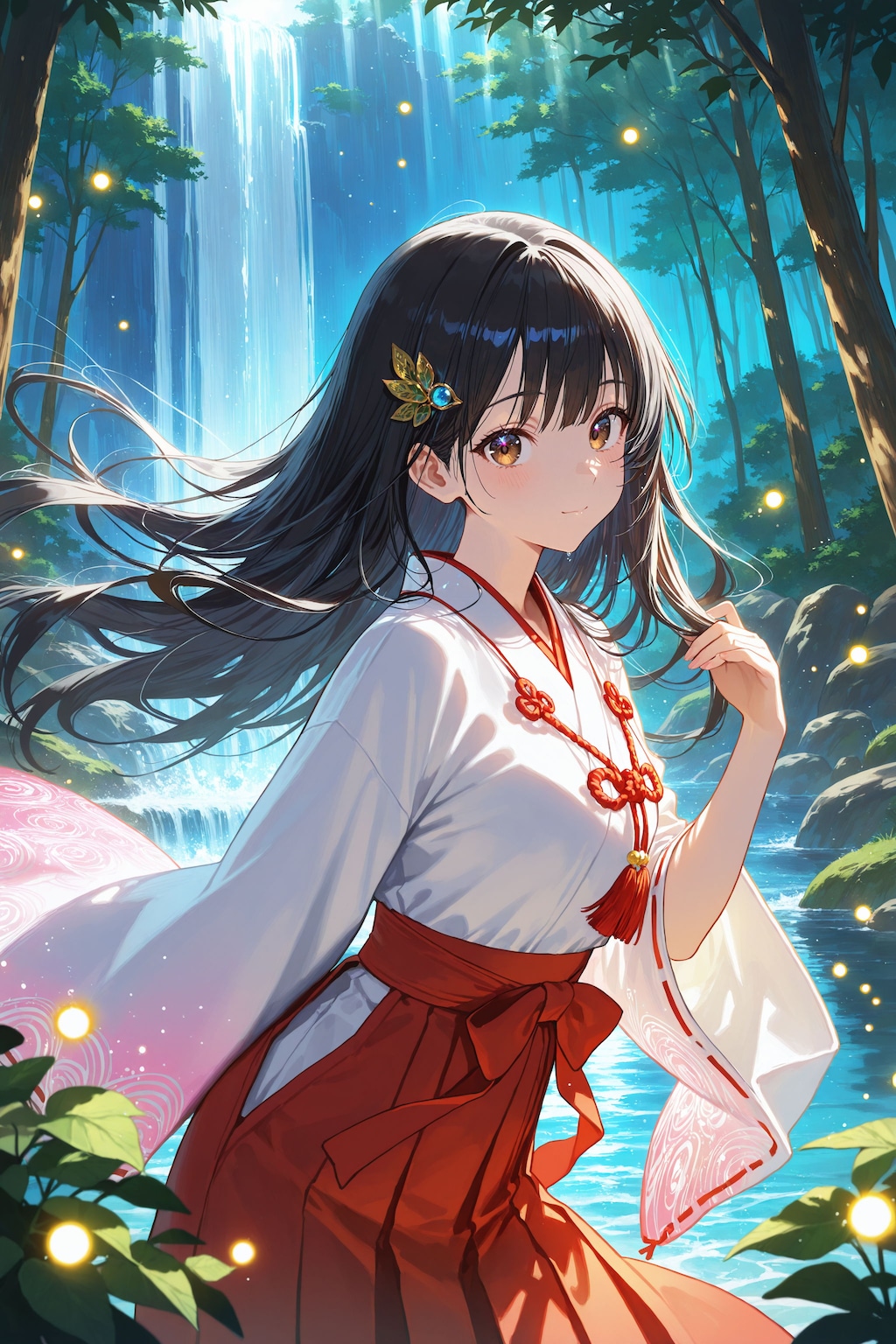 異世界神社の巫女さん（神楽さん）