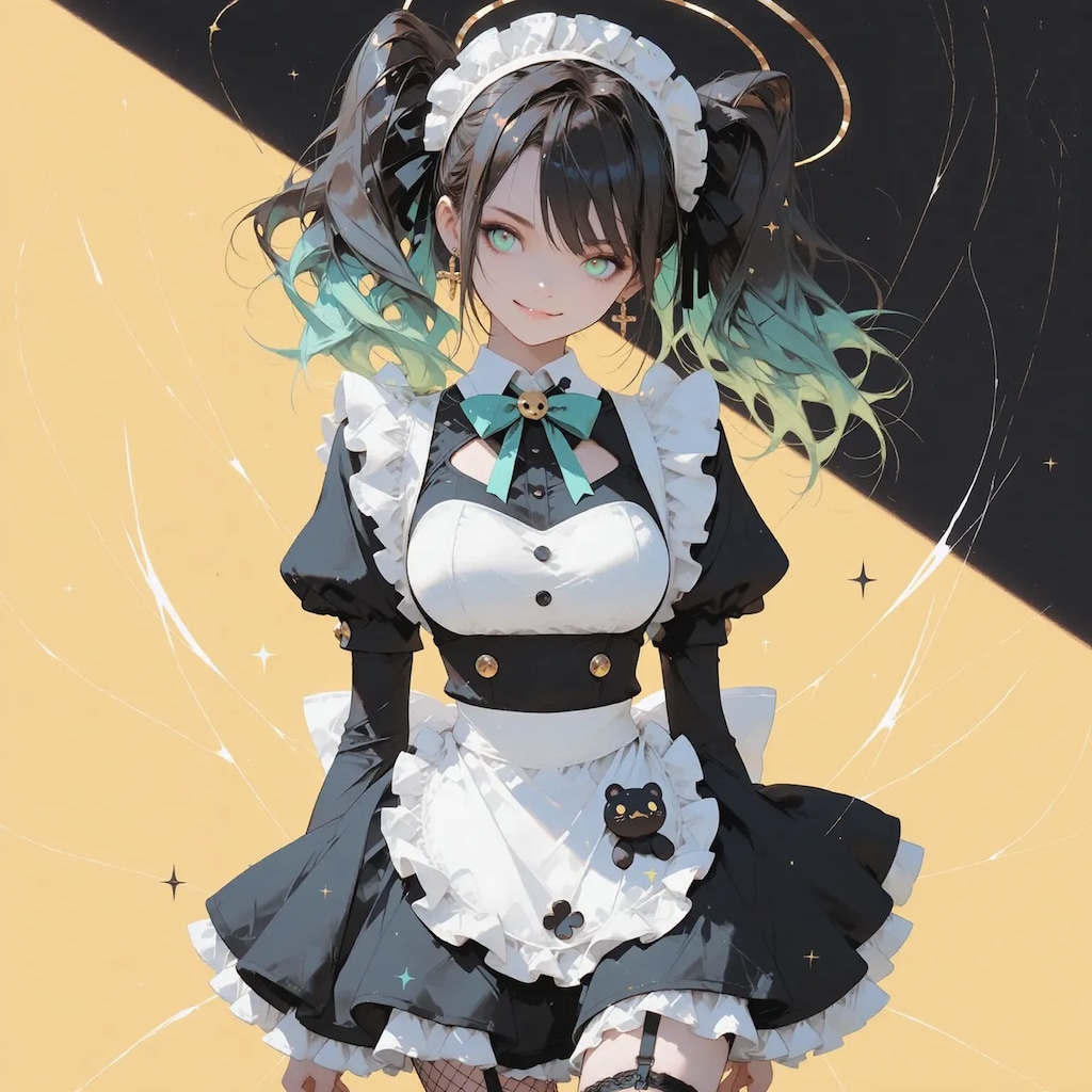 可愛い物好きなツインテールメイド