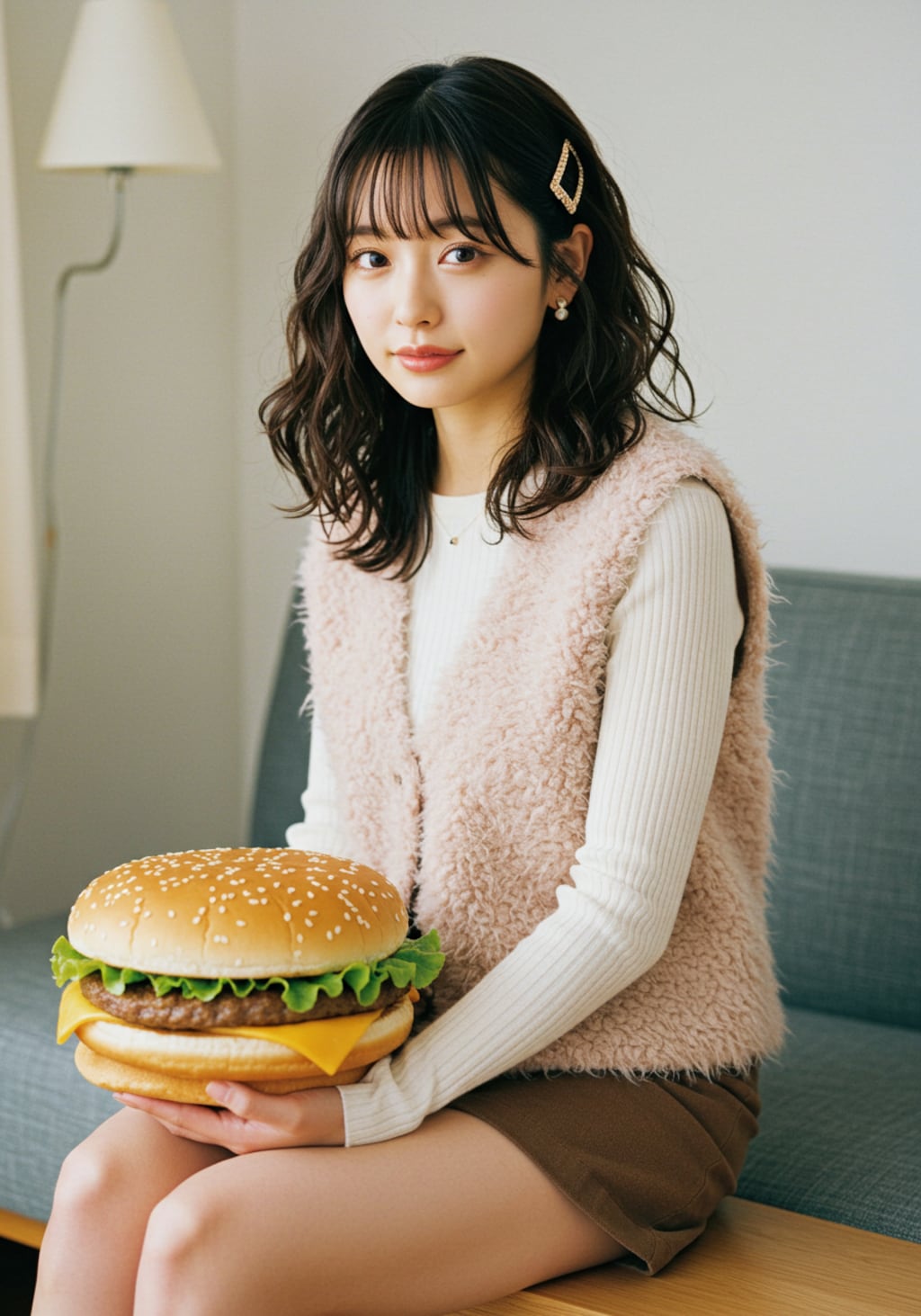彼女の大好物はメガサイズ