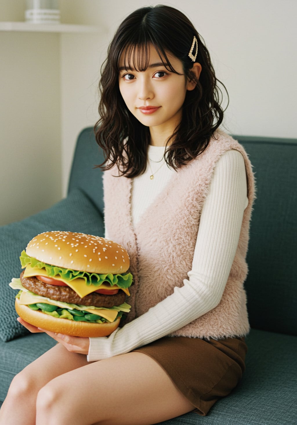 彼女の大好物はメガサイズ
