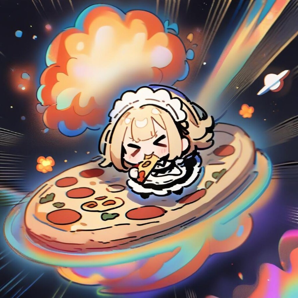 🍕💥爆 発 宇 宙 お ピ ッ ツ ァ を 食 す💥🍕