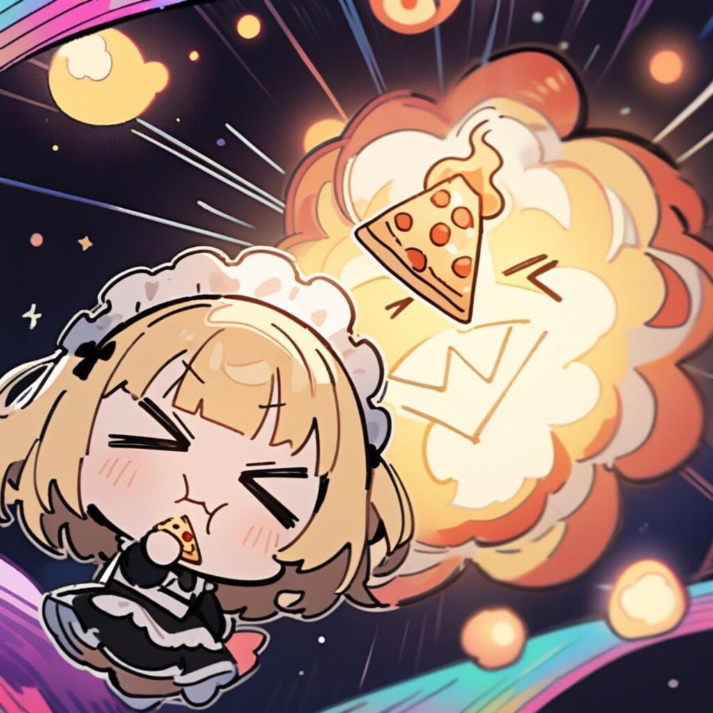 🍕💥爆 発 宇 宙 お ピ ッ ツ ァ を 食 す💥🍕
