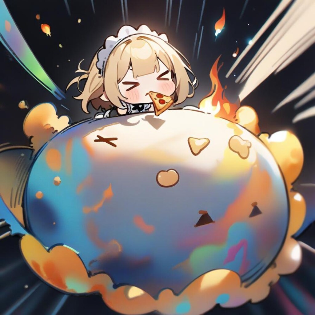 🍕💥爆 発 宇 宙 お ピ ッ ツ ァ を 食 す💥🍕