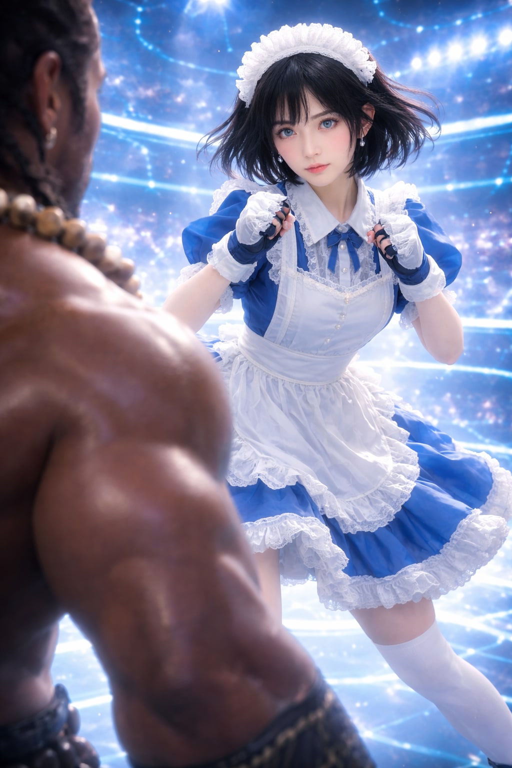 青いメイド3号(雫)