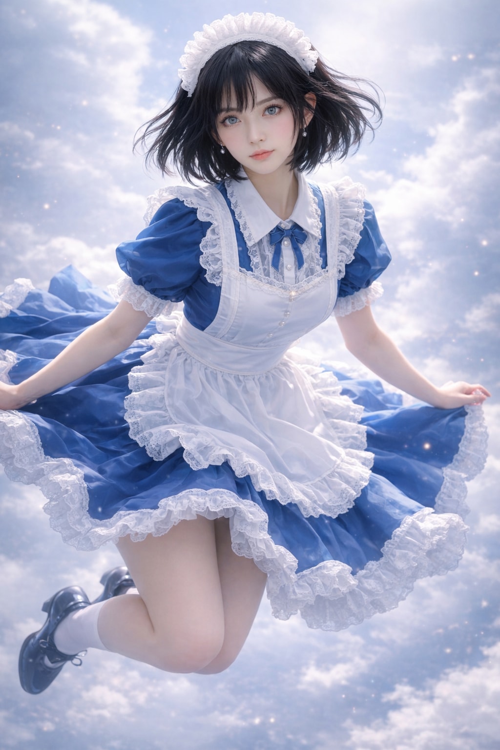 青いメイド3号(雫)